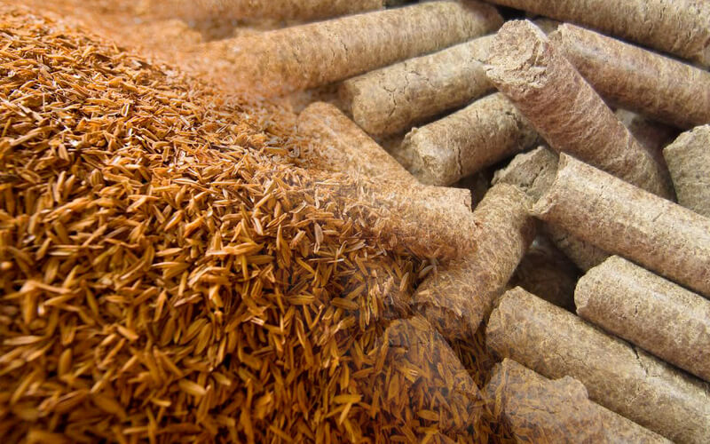 Rice-Husk-Pelletizing